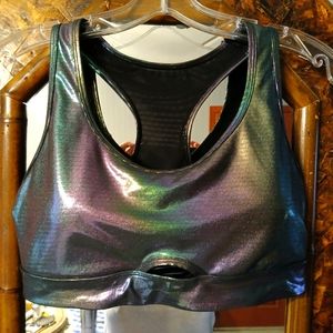 💜 Metallic Sports Bra 💜
